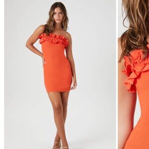 BUNDLE AND SAVE Knit Ruffle Bodycon Dress